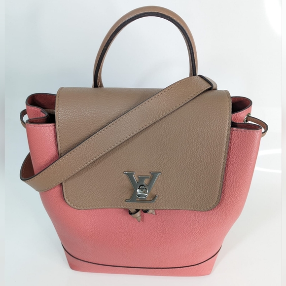 ✨️Authentic Louis Vuitton Lockme Backpack Coral Pink - Picture 13 of 13